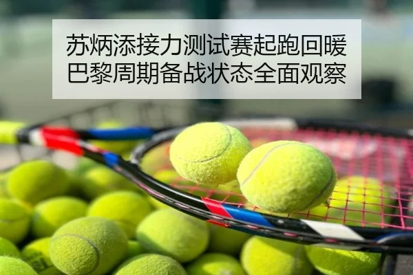 苏炳添接力测试赛起跑回暖 巴黎周期备战状态全面观察